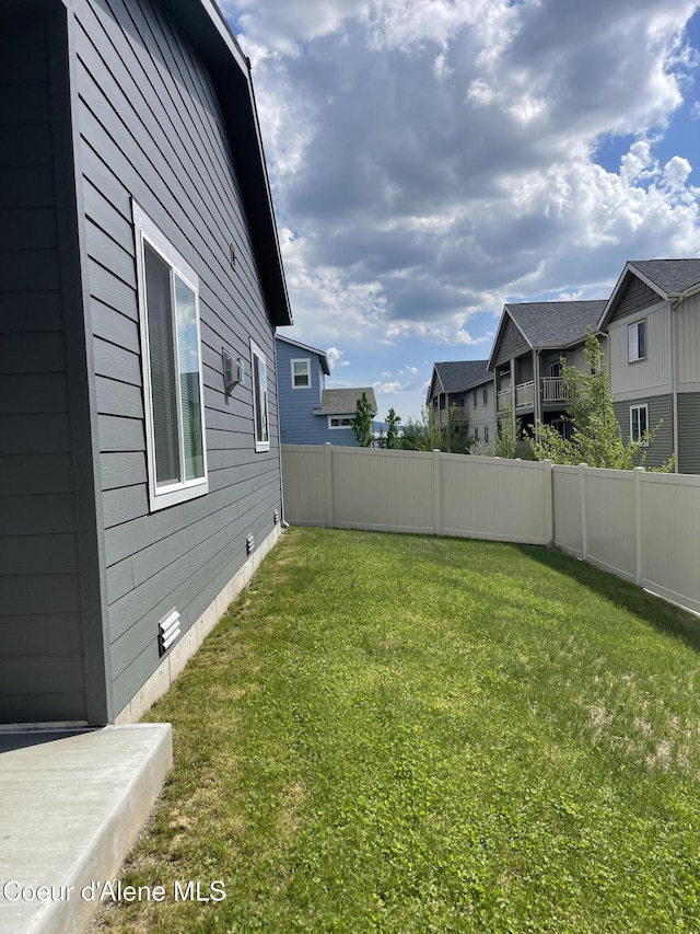 4263 N Donovan Ln, Post Falls, ID 83854 - fenced backyard with a residential view