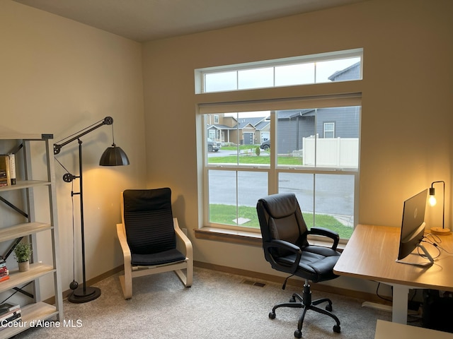 4263 N Donovan Ln, Post Falls, ID 83854 - carpeted office space with healthy amount of natural light