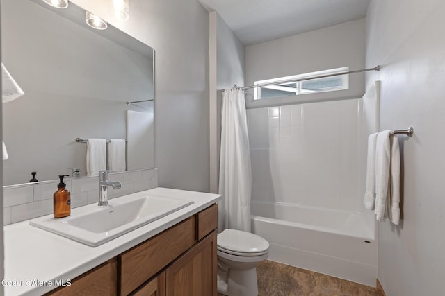 4263 N Donovan Ln, Post Falls, ID 83854 - bathroom featuring vanity and shower / tub combo with curtain