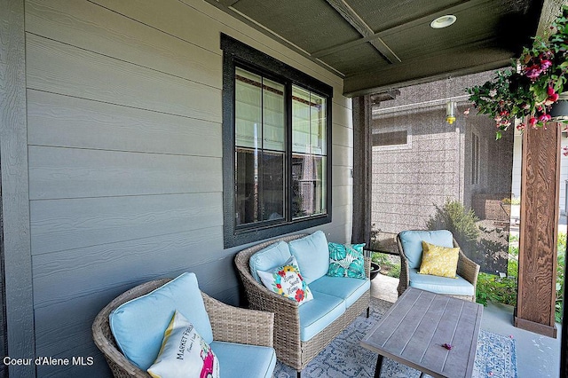 2052 W Bernard Dr, Coeur Dalene, ID 83815 - view of patio with an outdoor living space