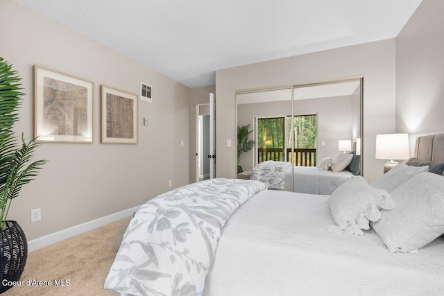 21515 N Village Blvd # 2, Rathdrum, ID 83858 - bedroom with carpet floors and access to outside