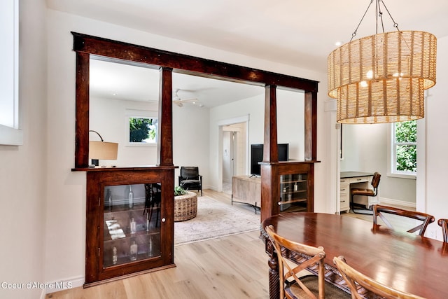 917 N Boyer Ave, Sandpoint, ID 83864 - dining room featuring wood finished floors, healthy amount of natural light, and an office area