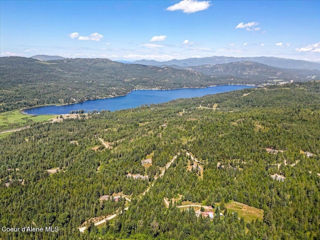 438 Berry Hl, Cocolalla, ID 83813 - aerial view of a forest and a water and mountain view