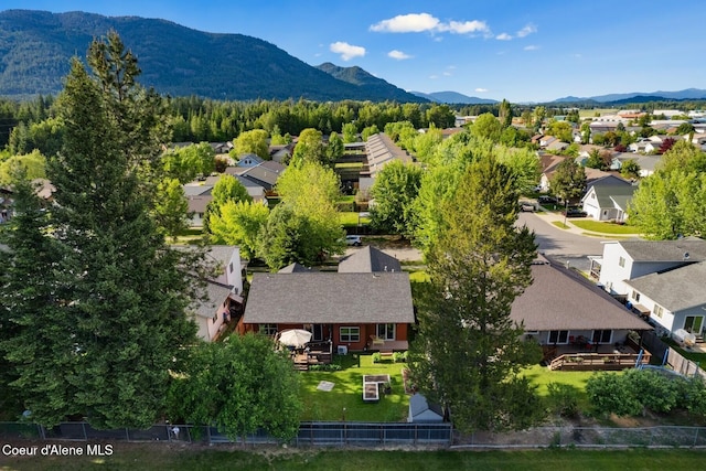 1625 Sequoia, Sandpoint, ID 83864 - aerial perspective of suburban area featuring mountains