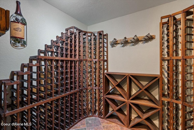 1922 E Rodkey Dr, Post Falls, ID 83854 - wine area featuring a textured ceiling