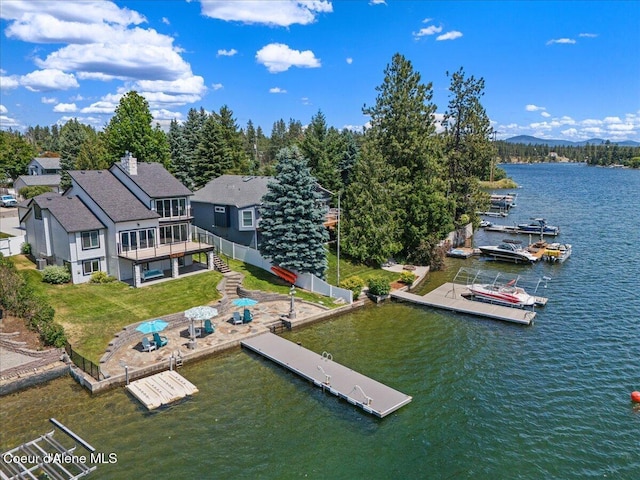 1922 E Rodkey Dr, Post Falls, ID 83854 - view from above of property featuring a large body of water