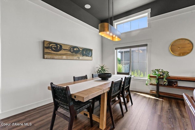 3811 N Foxtail Rd, Post Falls, ID 83854 - dining space with wood finished floors and baseboards