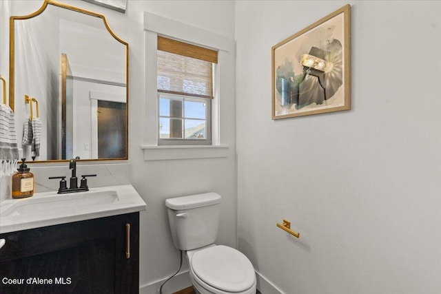3811 N Foxtail Rd, Post Falls, ID 83854 - half bath with toilet and vanity
