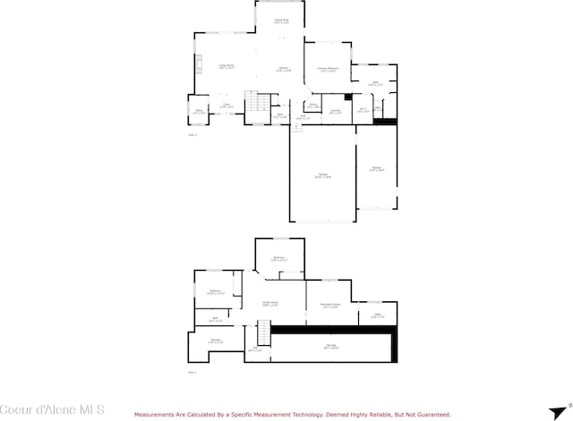 11667 N Eastshore Dr, Hayden, ID 83835 - view of floor plan / room layout