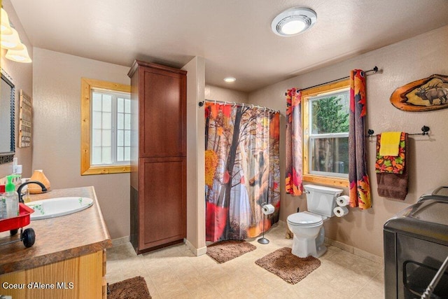 20264 Coeur Dalene River Rd, Kingston, ID 83839 - bathroom with vanity and curtained shower