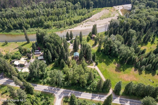 20264 Coeur Dalene River Rd, Kingston, ID 83839 - bird's eye view of a forest