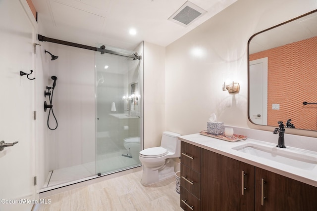 201 N 1st St # 1006, Coeur Dalene, ID 83814 - full bathroom with a stall shower and vanity