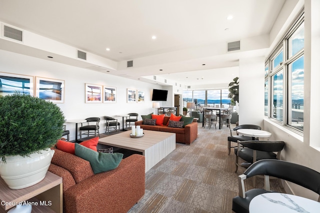 201 N 1st St # 1006, Coeur Dalene, ID 83814 - living room featuring recessed lighting