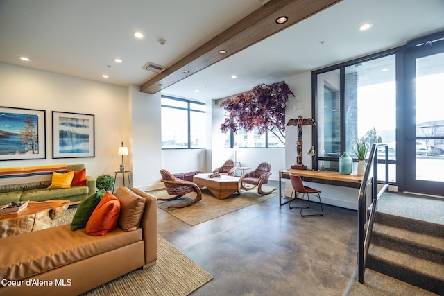 201 N 1st St # 1006, Coeur Dalene, ID 83814 - building lobby with recessed lighting