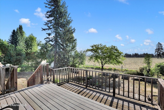 1750 N Havichur Loop, Post Falls, ID 83854 - wooden deck featuring a view of countryside