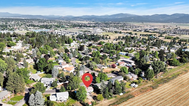 1750 N Havichur Loop, Post Falls, ID 83854 - aerial view of property's location with a mountainous background