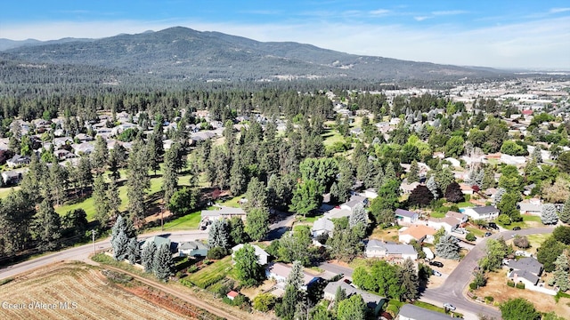 1750 N Havichur Loop, Post Falls, ID 83854 - aerial overview of property's location featuring a mountainous background