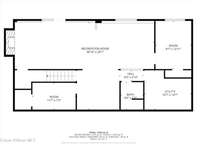 1750 N Havichur Loop, Post Falls, ID 83854 - view of home floor plan