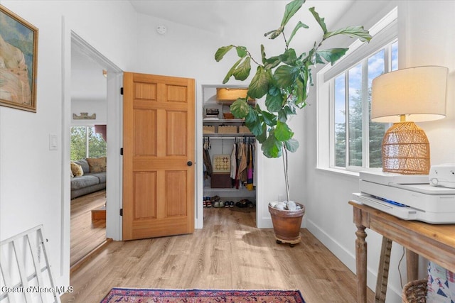 14250 W Sunmeadow Rd, Worley, ID 83876 - hallway with light wood finished floors