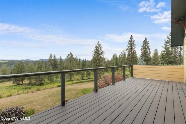 14250 W Sunmeadow Rd, Worley, ID 83876 - wooden deck featuring a lawn