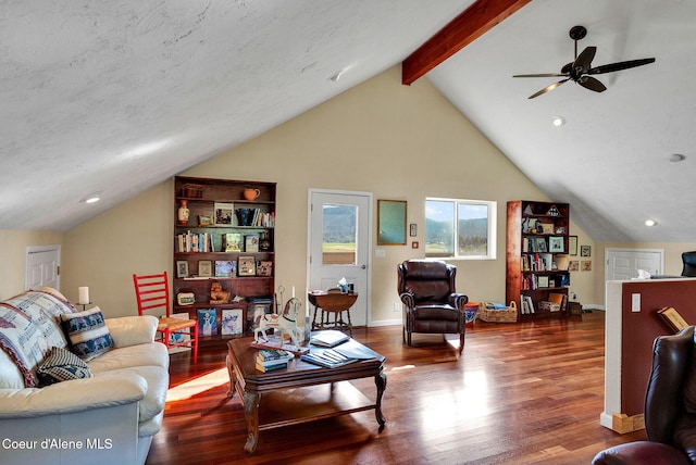 1600 Shepherd Rd, Saint Maries, ID 83861 - living area featuring wood finished floors and ceiling fan