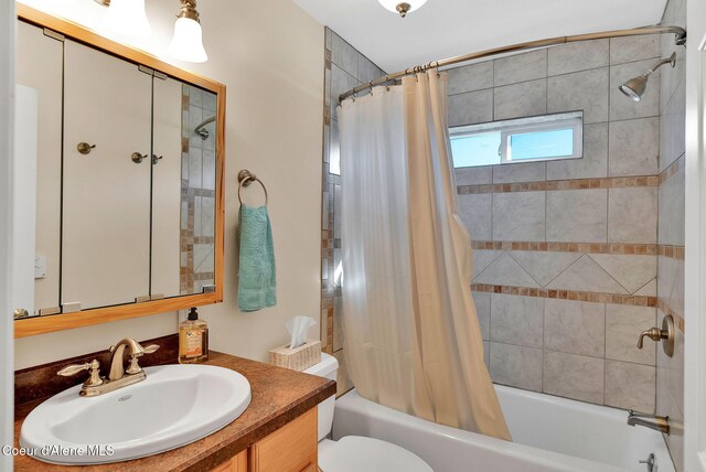 1600 Shepherd Rd, Saint Maries, ID 83861 - full bathroom featuring shower / tub combo and vanity