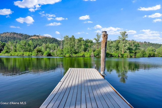 1600 Shepherd Rd, Saint Maries, ID 83861 - dock featuring a forest view and a water view