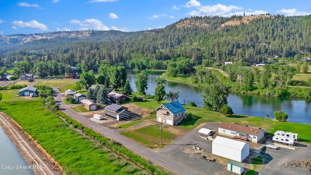 1600 Shepherd Rd, Saint Maries, ID 83861 - drone / aerial view of a forest and a water and mountain view