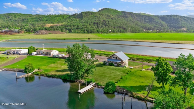 1600 Shepherd Rd, Saint Maries, ID 83861 - aerial view of a water and mountain view