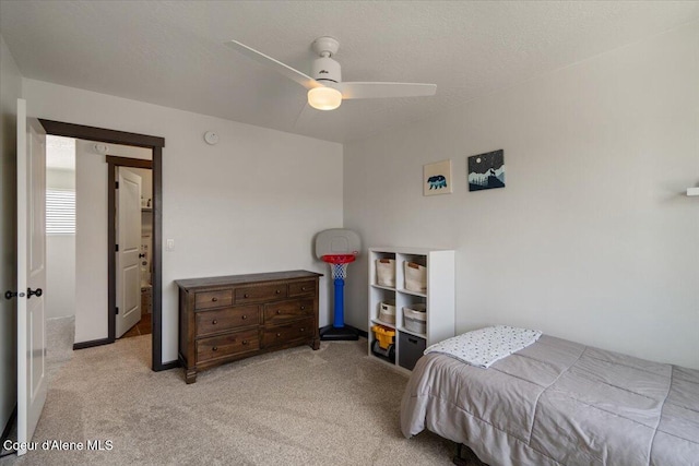 1824 E Warbler Ln, Post Falls, ID 83854 - bedroom featuring light carpet and a ceiling fan