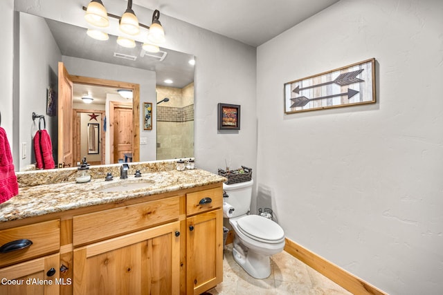 653 Dover Bay Pkwy Unit 101, Dover, ID 83825 - bathroom featuring a tile shower and vanity