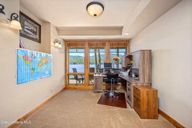 653 Dover Bay Pkwy Unit 101, Dover, ID 83825 - carpeted home office with baseboards