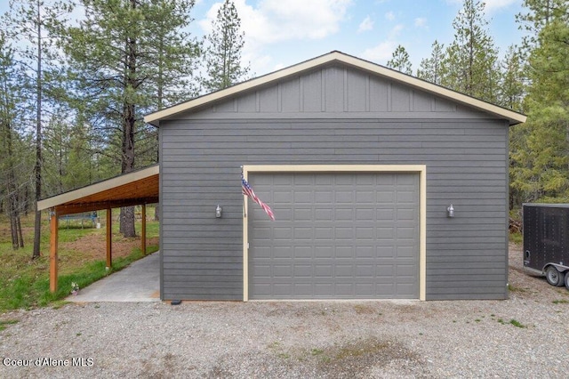 172 Wyatt Ln, Spirit Lake, ID 83869 - view of detached garage