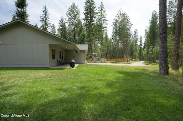 81 Mango St, Moyie Springs, ID 83845 - view of yard with a patio
