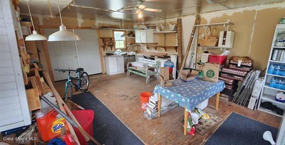 817 6th St, Kamiah, ID 83536 - interior space featuring ceiling fan