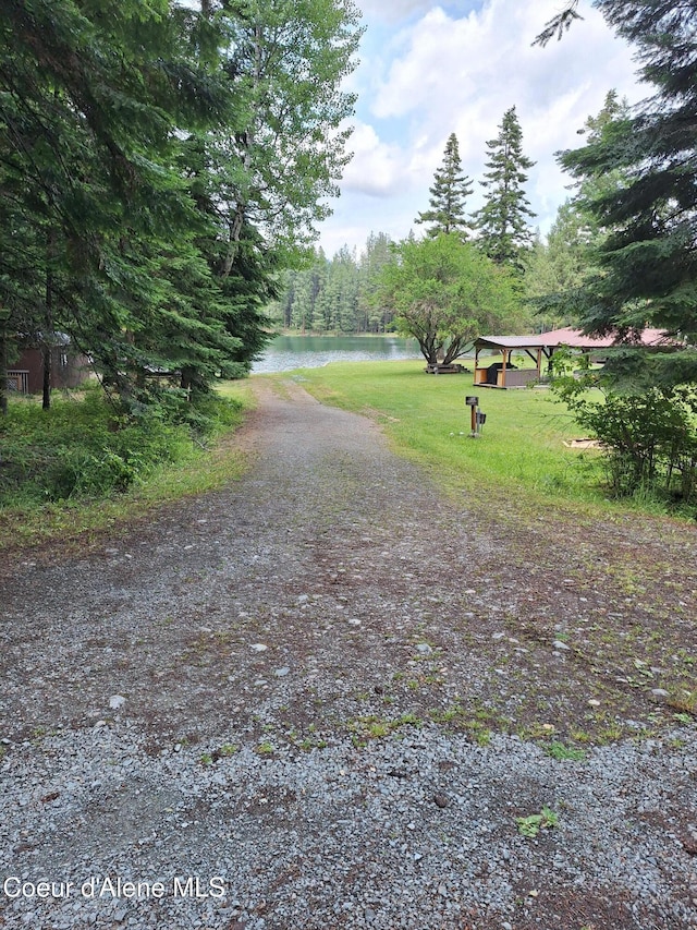 116 Mathews Ridge Rd, Priest River, ID 83856 - view of dirt / gravel road featuring a water view