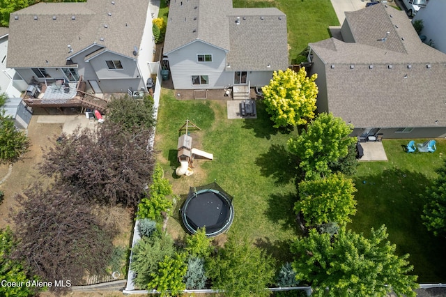 1817 N Chehalis St, Post Falls, ID 83854 - aerial perspective of suburban area