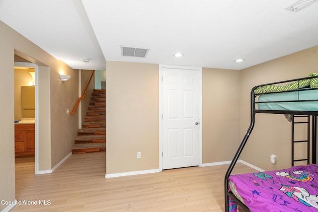 1817 N Chehalis St, Post Falls, ID 83854 - bedroom with light wood-style floors and recessed lighting