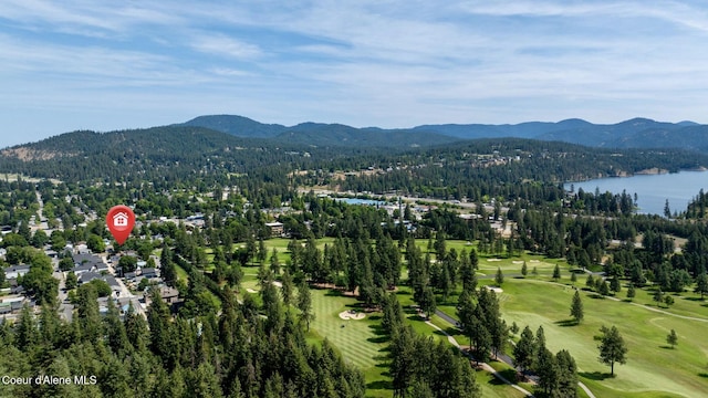 303 S 19th St, Coeur Dalene, ID 83814 - view of mountain background featuring a large body of water and a local golf course
