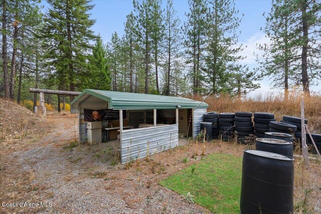 2130 E Bellamy Rd, Athol, ID 83801 - view of yard featuring an outdoor structure