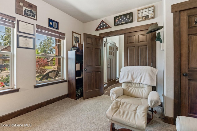1431 W Ashmont Way, Coeur Dalene, ID 83815 - sitting room featuring light colored carpet and plenty of natural light