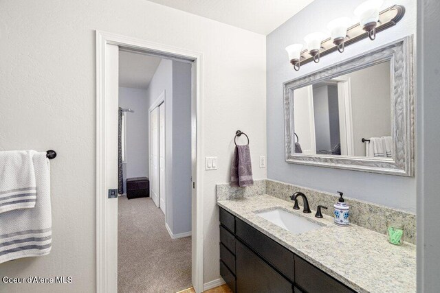 740 N Dundee Dr, Post Falls, ID 83854 - bathroom with vanity and baseboards