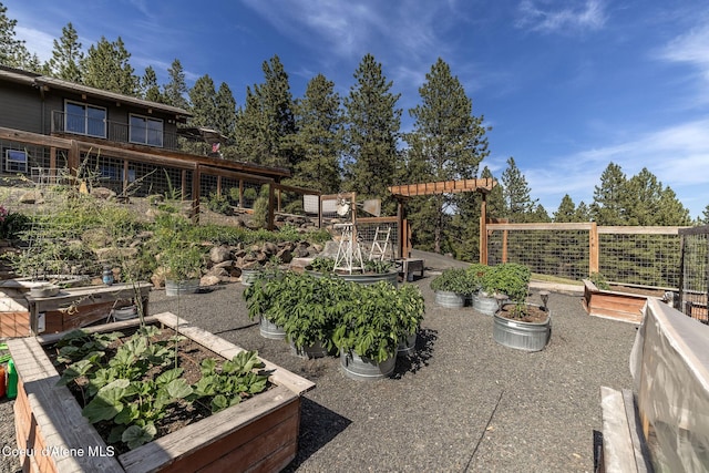 8718 W Sausser Dr, Coeur Dalene, ID 83814 - view of patio featuring a garden