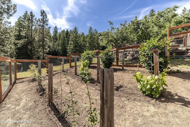 8718 W Sausser Dr, Coeur Dalene, ID 83814 - view of yard featuring a garden and a gate
