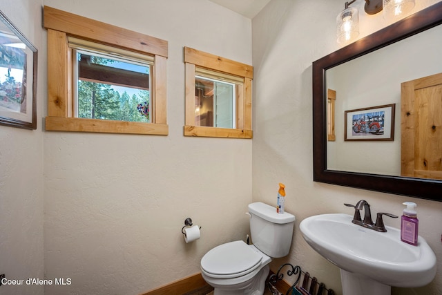 80 Parkland Dr, Blanchard, ID 83804 - bathroom featuring a sink and toilet