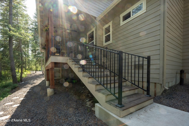 80 Parkland Dr, Blanchard, ID 83804 - view of staircase