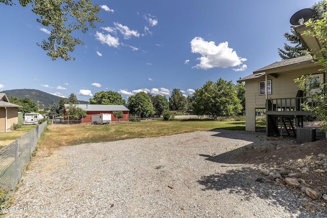 6300 N Sunrise Ter, Coeur Dalene, ID 83815 - view of yard featuring a mountain view