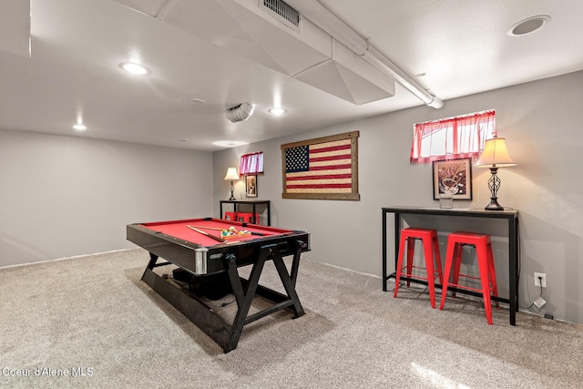 709 E 14th Ave, Post Falls, ID 83854 - rec room featuring carpet floors, pool table, and recessed lighting