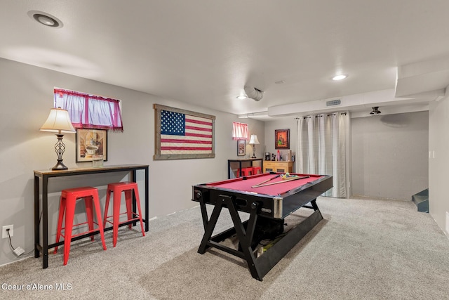 709 E 14th Ave, Post Falls, ID 83854 - playroom with carpet flooring, billiards table, and recessed lighting