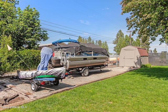 709 E 14th Ave, Post Falls, ID 83854 - view of yard with a storage unit